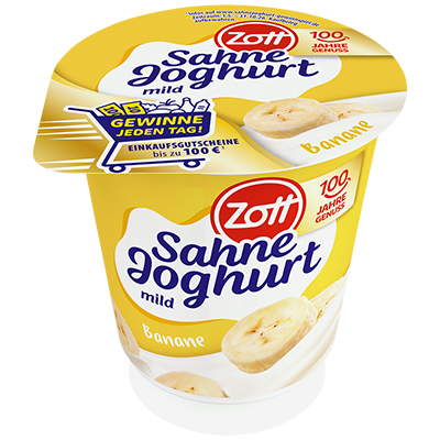 Zott Sahne Joghurt mild Penna Cotta Himbeere